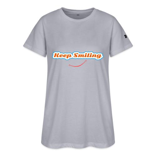 Keep Smiling Positive Vibes Graphic - Under Armour Women's Athletic 2.0 T-Shirt