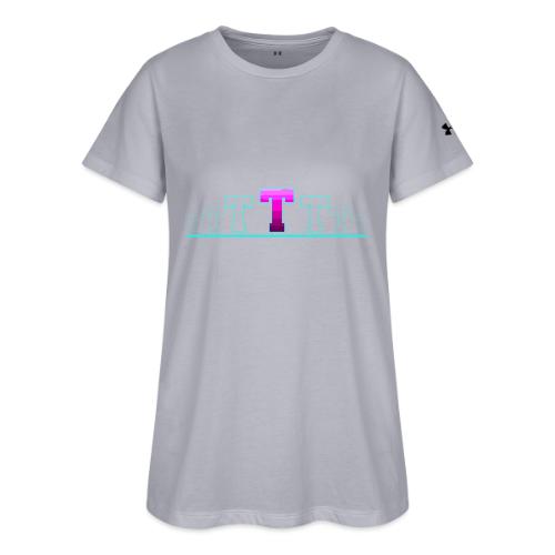 Letter T – Capital Varsity Alphabet Monogram - Under Armour Women's Athletic 2.0 T-Shirt