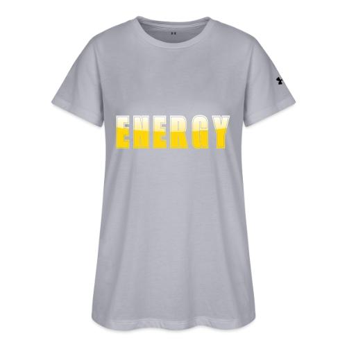 ENERGY Electric Yellow Power Word Design - Under Armour Women's Athletic 2.0 T-Shirt