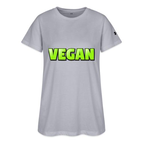 Vegan Bold Green Typography Design - Under Armour Women's Athletic 2.0 T-Shirt