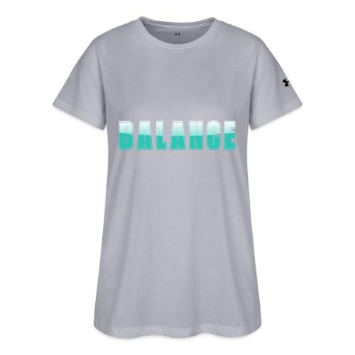 BALANCE Calm Teal Minimal Word Art Design - Under Armour Women's Athletic 2.0 T-Shirt
