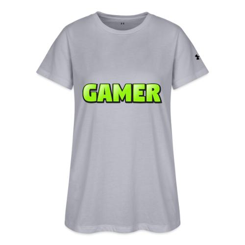 Gamer Neon Green Gaming Logo Design - Under Armour Women's Athletic 2.0 T-Shirt