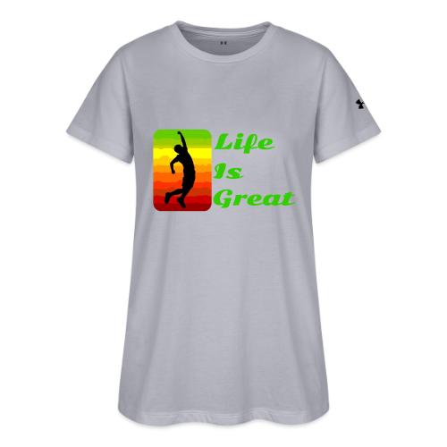 Life Is Great - Under Armour Women's Athletic 2.0 T-Shirt