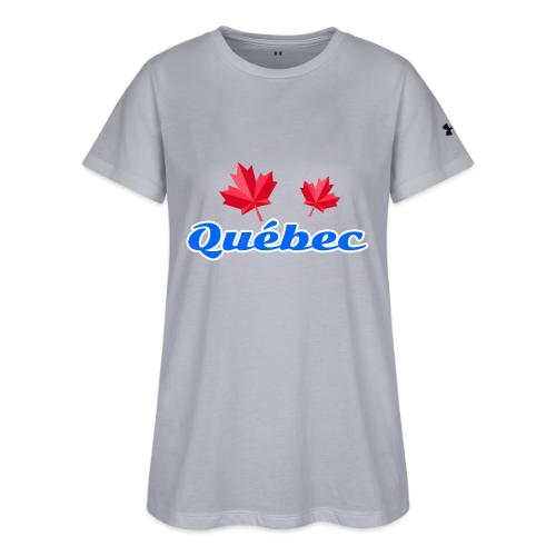 Québec with two red maple leaves - Under Armour Women's Athletic 2.0 T-Shirt