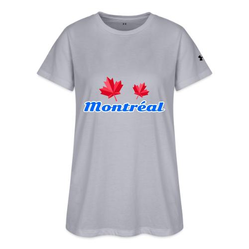 Montréal with two red maple leaves - Under Armour Women's Athletic 2.0 T-Shirt