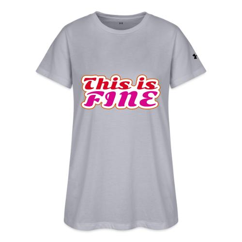 This Is Fine - Under Armour Women's Athletic 2.0 T-Shirt