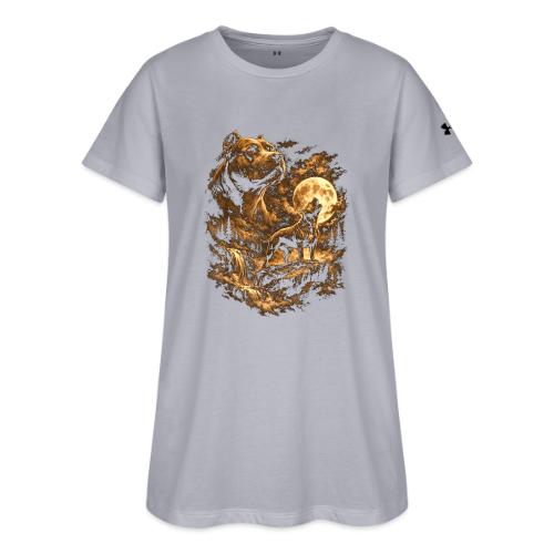 Pit Bull Howling Moon Fantasy Forest Tee - Under Armour Women's Athletic 2.0 T-Shirt