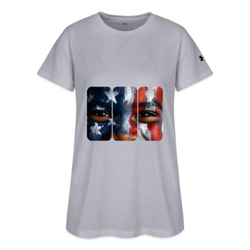 USA: Three Panels of Pride - Under Armour Women's Athletic 2.0 T-Shirt