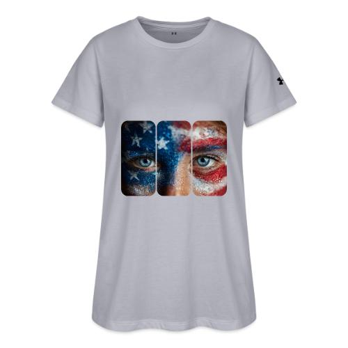 USA: Stars in Her Eyes - Under Armour Women's Athletic 2.0 T-Shirt