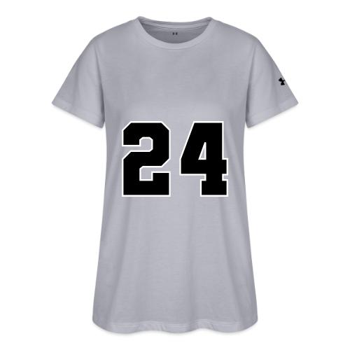 Varsity Number 24 College Font - Under Armour Women's Athletic 2.0 T-Shirt