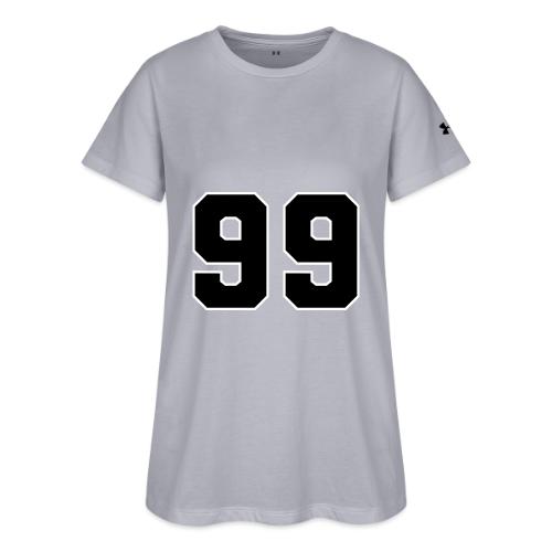 Varsity Number 99 Athletic Font - Under Armour Women's Athletic 2.0 T-Shirt