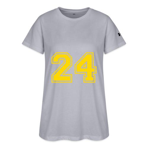 Number 24 in a classic athletic collegiate font - Under Armour Women's Athletic 2.0 T-Shirt