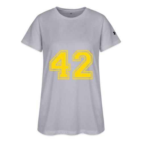 Number 42 in a classic athletic collegiate font - Under Armour Women's Athletic 2.0 T-Shirt