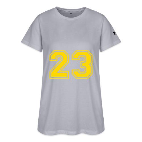 Number 23 in a classic athletic collegiate font - Under Armour Women's Athletic 2.0 T-Shirt