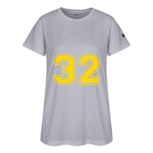 Number 32 in a classic athletic collegiate font - Under Armour Women's Athletic 2.0 T-Shirt
