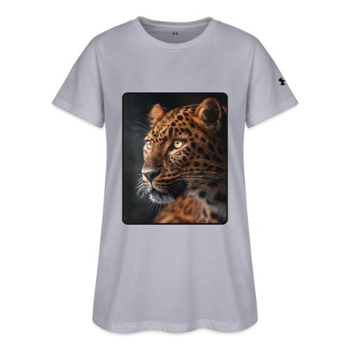 Amur Leopard Face Wildlife Design - Under Armour Women's Athletic 2.0 T-Shirt