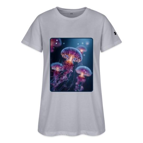 Glowing Jellyfish Deep Sea Design - Under Armour Women's Athletic 2.0 T-Shirt