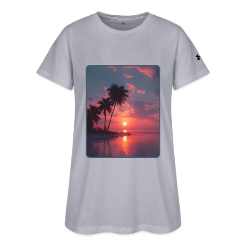Tropical Sunset Ocean Reflection Design - Under Armour Women's Athletic 2.0 T-Shirt