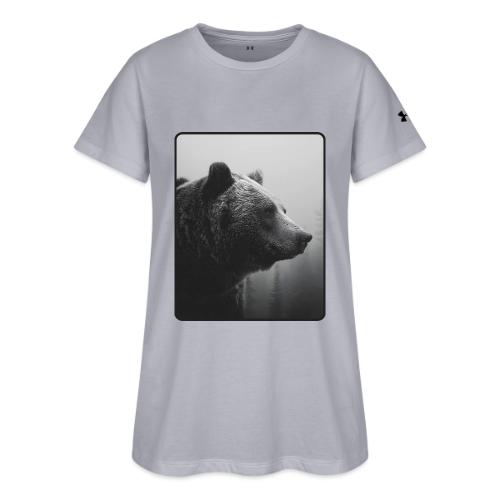 Grizzly Bear Black White Portrait Design - Under Armour Women's Athletic 2.0 T-Shirt