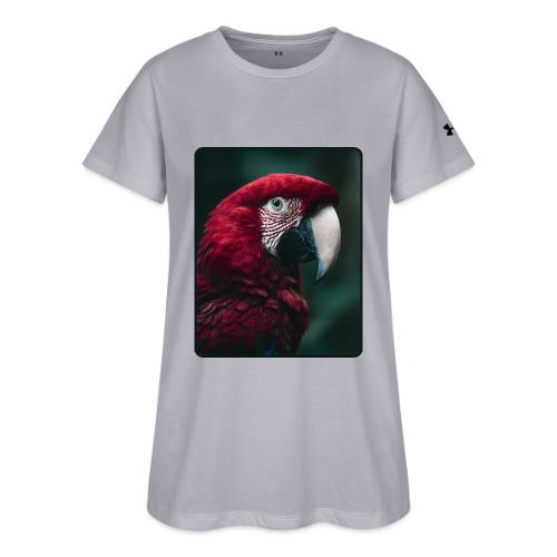 Red Green Macaw Bird Portrait Design - Under Armour Women's Athletic 2.0 T-Shirt