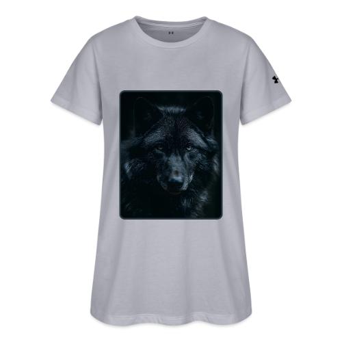Black Wolf Intense Eyes Portrait Design - Under Armour Women's Athletic 2.0 T-Shirt