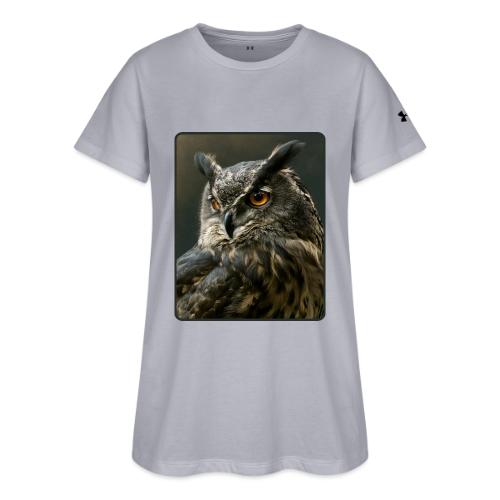 Eurasian Eagle Owl Portrait Design - Under Armour Women's Athletic 2.0 T-Shirt