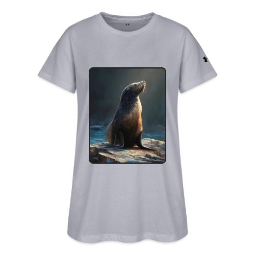 Fur Seal Artistic Shore Portrait Design - Under Armour Women's Athletic 2.0 T-Shirt