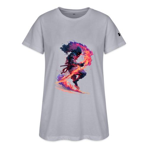 Flaming Ninja Warrior Fantasy Design - Under Armour Women's Athletic 2.0 T-Shirt