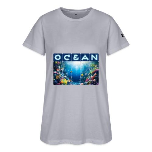 Ocean: Neon Reef Glow - Under Armour Women's Athletic 2.0 T-Shirt
