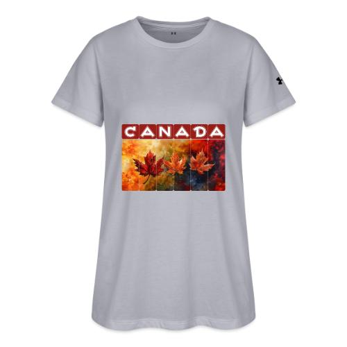 Painted Canada Leaves - Under Armour Women's Athletic 2.0 T-Shirt