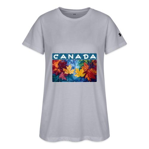 Canada in Brushstrokes - Under Armour Women's Athletic 2.0 T-Shirt
