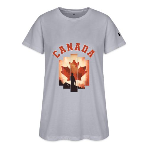 Proud Canadian Shadow - Under Armour Women's Athletic 2.0 T-Shirt