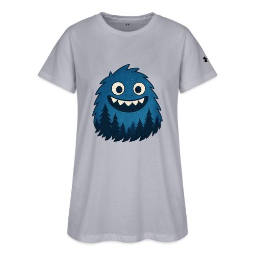 Whimsical Blue Forest Monster – Cute Cartoon Night - Under Armour Women's Athletic 2.0 T-Shirt