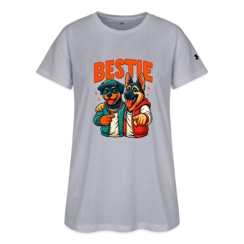 Hip Hop Dog Besties Shirt for Friends & Pet Lovers - Under Armour Women's Athletic 2.0 T-Shirt