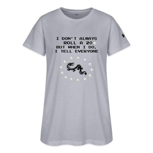 I Don't Always Roll a 20 D&D T-Shirt | Retro 8-Bit - Under Armour Women's Athletic 2.0 T-Shirt