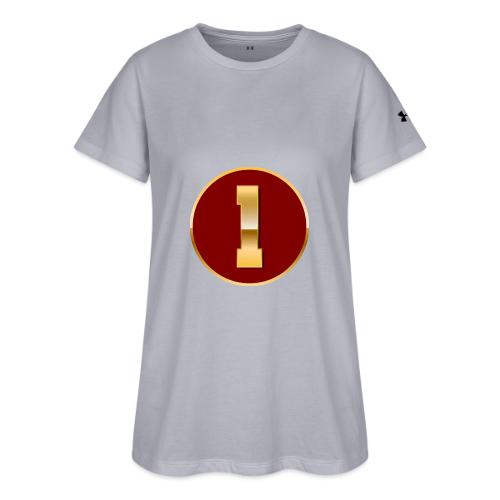 Number 1 in Gold Varsity Font - Under Armour Women's Athletic 2.0 T-Shirt