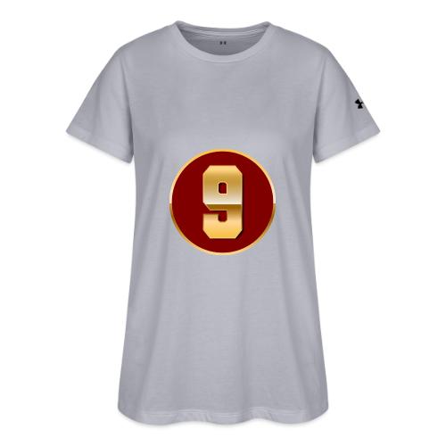 Number 9 in Gold Varsity Font - Under Armour Women's Athletic 2.0 T-Shirt
