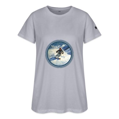 Skiing Power Moves - Under Armour Women's Athletic 2.0 T-Shirt