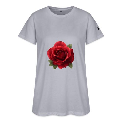 Rose: Crimson Bloom Elegance - Under Armour Women's Athletic 2.0 T-Shirt