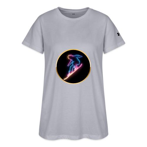 Snowboarding: Neon Snow Drift - Under Armour Women's Athletic 2.0 T-Shirt