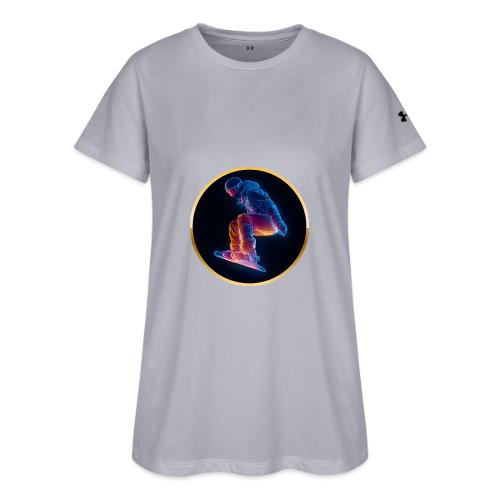 Snowboarding: Arctic Neon Leap - Under Armour Women's Athletic 2.0 T-Shirt