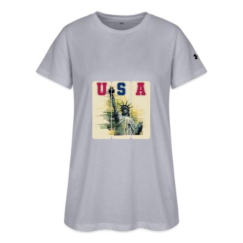 Art illustration of the Statue of Liberty - Under Armour Women's Athletic 2.0 T-Shirt