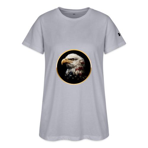 America: Golden Freedom Crest - Under Armour Women's Athletic 2.0 T-Shirt