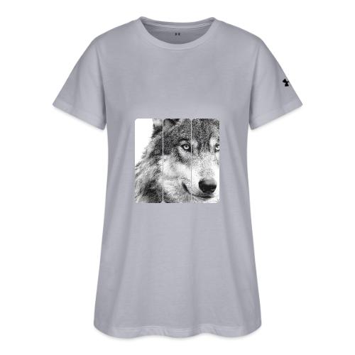 Wolf Face Triptych: Silent Alpha - Under Armour Women's Athletic 2.0 T-Shirt