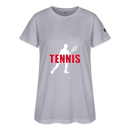Red Court Tennis - Under Armour Women's Athletic 2.0 T-Shirt