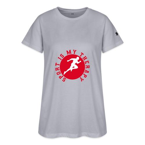 Sport Is My Therapy – Running Motivation Badge - Under Armour Women's Athletic 2.0 T-Shirt