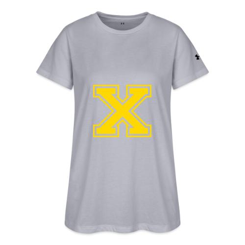 Letter X – Capital Athletic Alphabet Monogram - Under Armour Women's Athletic 2.0 T-Shirt