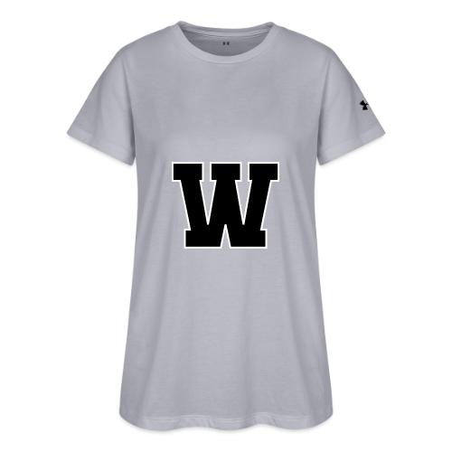 Varsity Letter W Collegiate Font Design - Under Armour Women's Athletic 2.0 T-Shirt