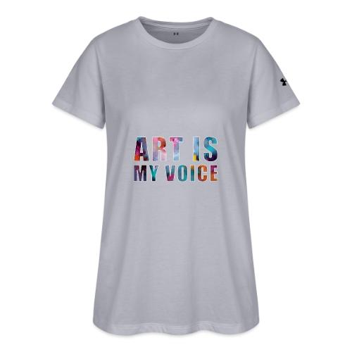 Art Is My Voice - Under Armour Women's Athletic 2.0 T-Shirt