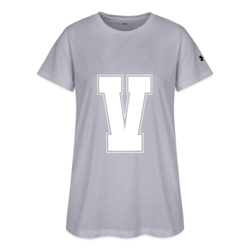White Letter V – Varsity Alphabet Monogram - Under Armour Women's Athletic 2.0 T-Shirt